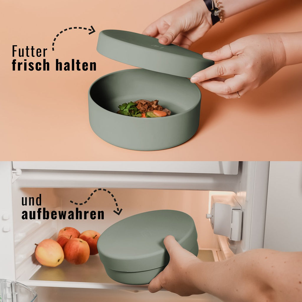 ne&no® siliconen voerbak met deksel - 3 in 1 voor honden en katten