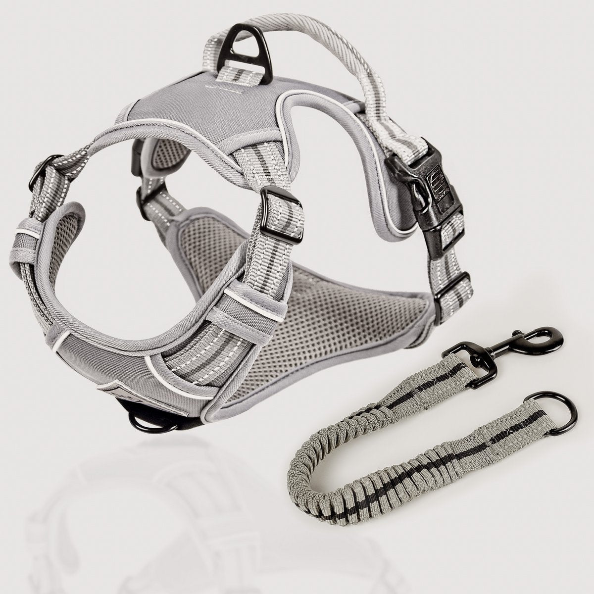 ne&no® Hundegeschirr mit passendem Ruckdämpfer [ENTWICKELT von NE&NO]