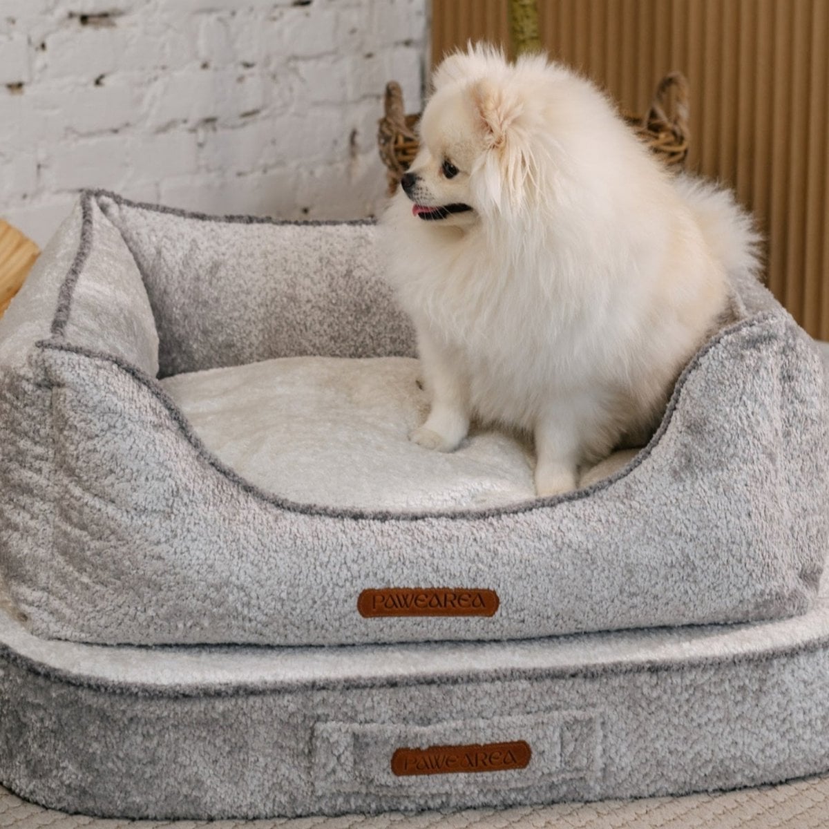 Pawearea Euphoria luxe hondenbed – zacht comfortbed, handgemaakt in Europa, modern design