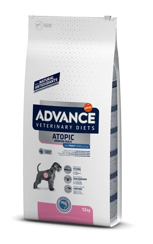 Advance Veterinary Diet Hund Empfindliche Haut Medium / Maxi 12 Kg