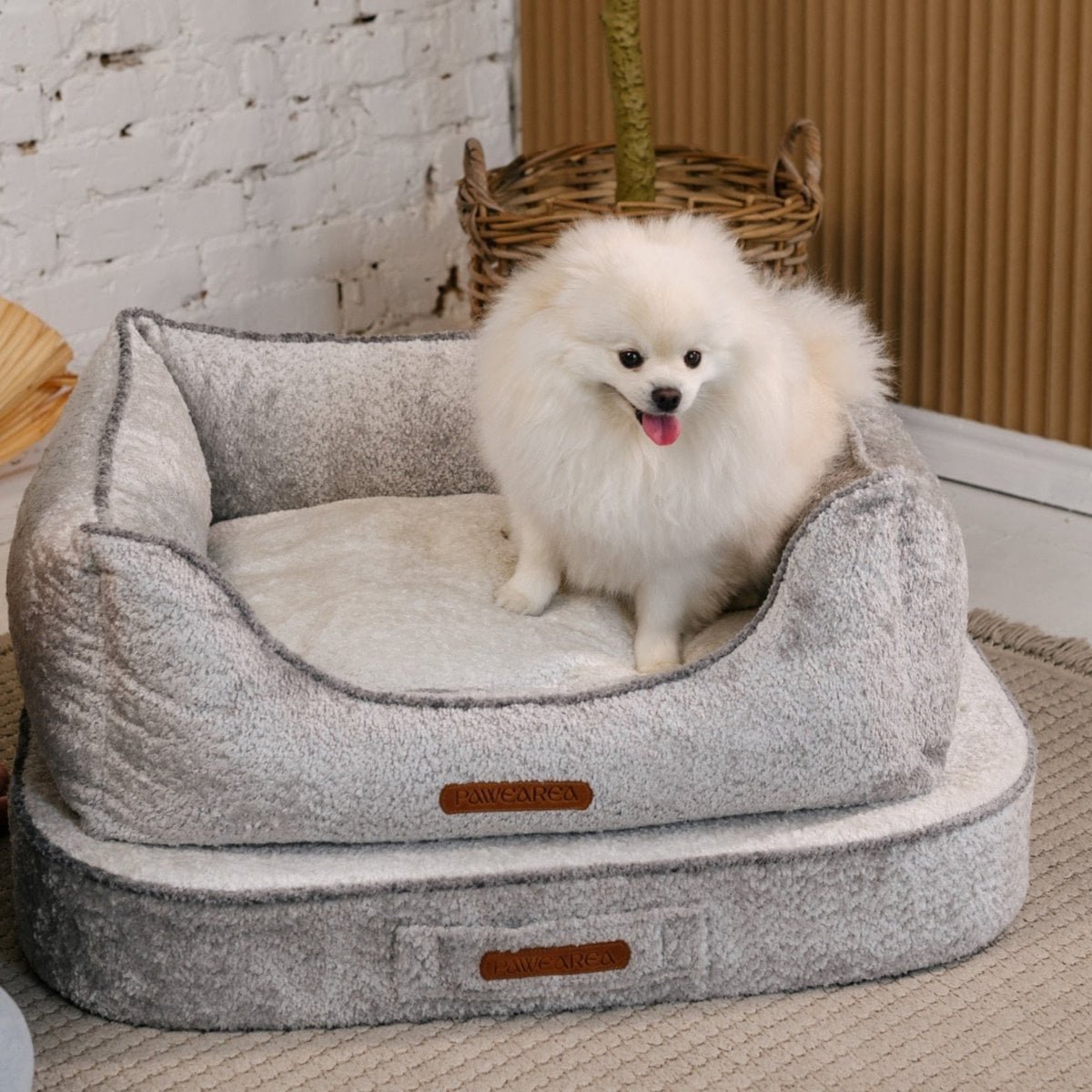 Pawearea Euphoria luxe hondenbed – zacht comfortbed, handgemaakt in Europa, modern design