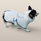 MoonRise Lulu Hunde-Regenmantel – ultraweich, wasserdicht, Weiß