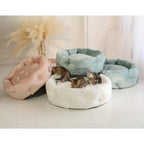 Pawearea lit de luxe pour chien Marshmallow – peluche ultra douce, fait main en Europe, pour chiens et chats, 3 coloris