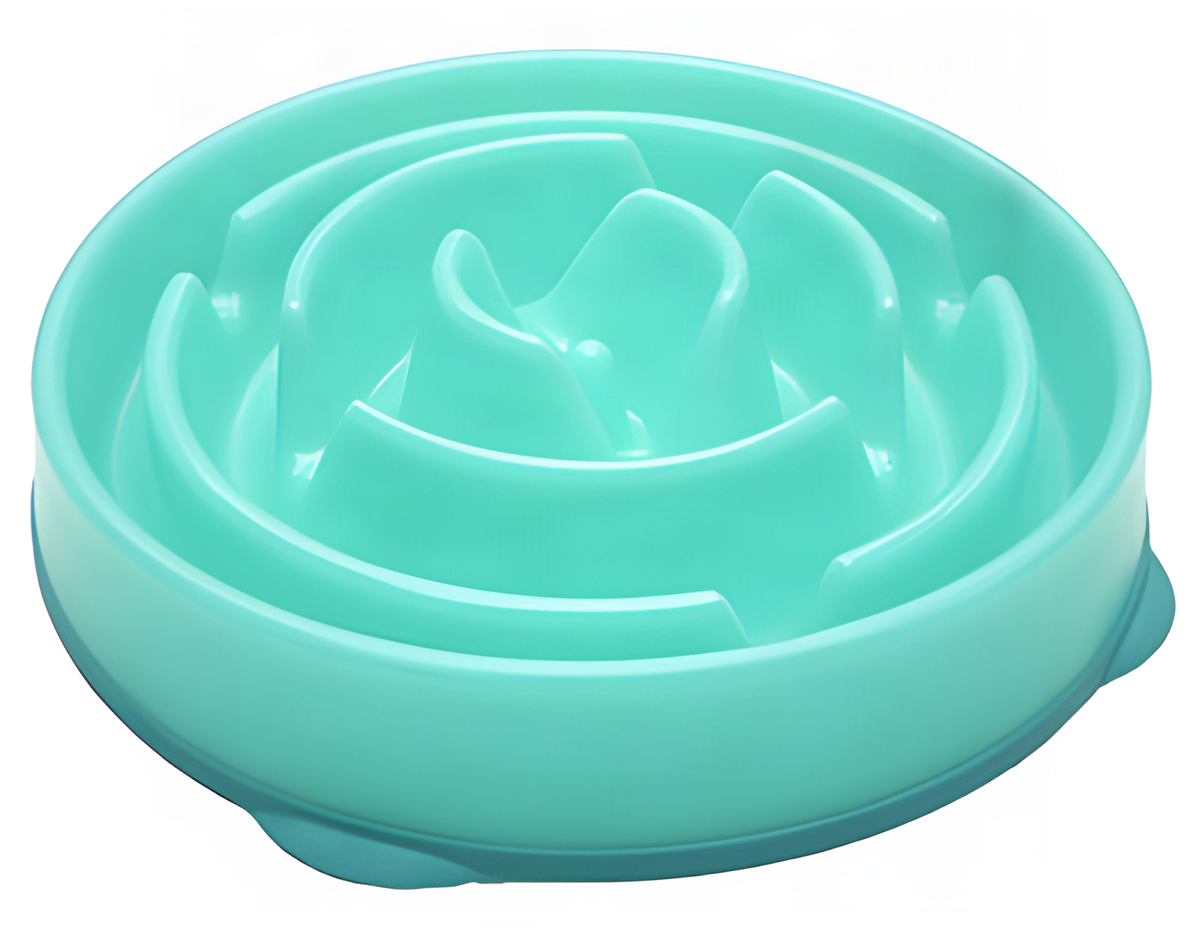 Markenlos Slo-Schale Futtertrog Teal Hellblau 29X29X7 Cm