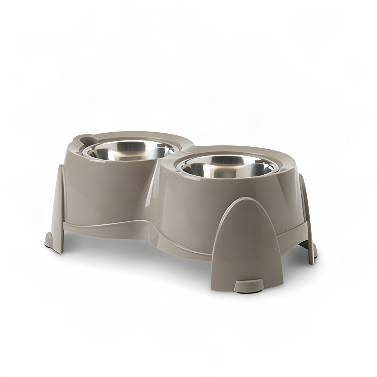 Savic Futterschale Ergo Feeder Warm Grau 61X35X28 Cm 2X1,5 Ltr.