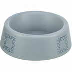 Trixie Fressnapf/Trinknapf Hunde Keramik Grau-Blau