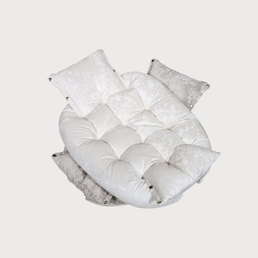 Pawearea MALIBU Convertible Luxury Dog Bed – Marble Velvet, 2-in-1 Designer Pet Furniture, Handmade in Europe