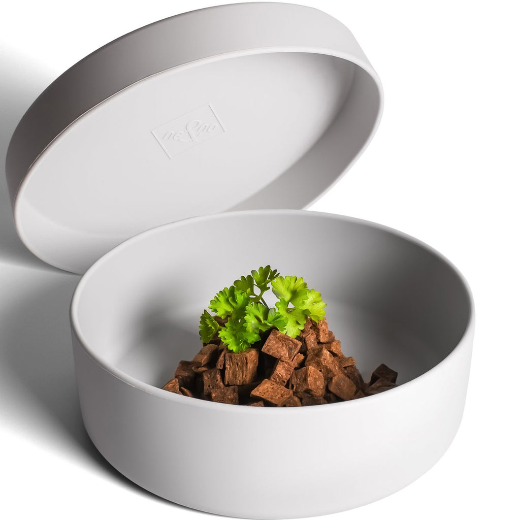ne&no® siliconen voerbak met deksel - 3 in 1 voor honden en katten