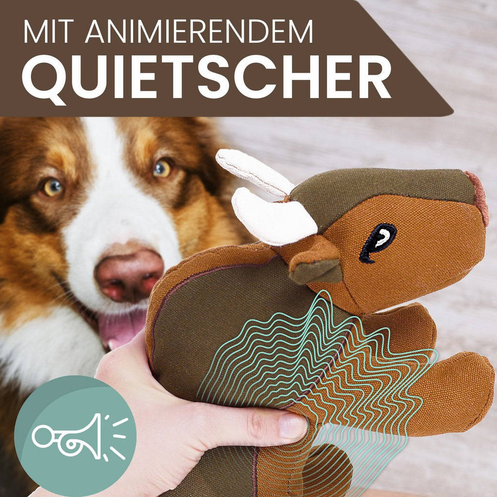 ne&no® Robustes Hundespielzeug [Developed by NE&NO] - Büffell Billie