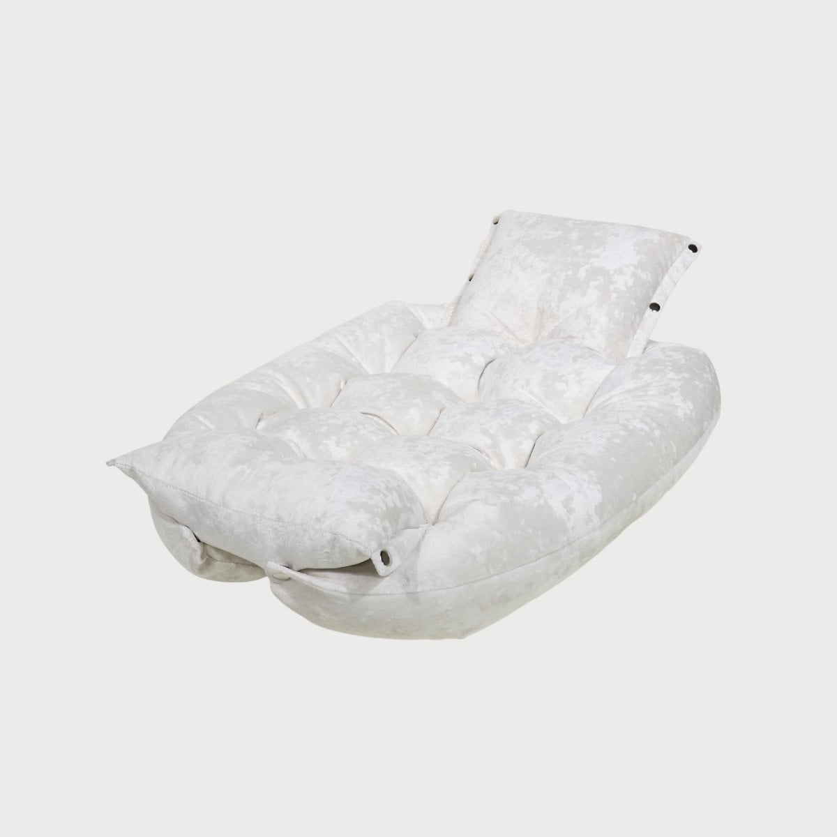 Pawearea MALIBU Convertible Luxury Dog Bed – Marble Velvet, 2-in-1 Designer Pet Furniture, Handmade in Europe