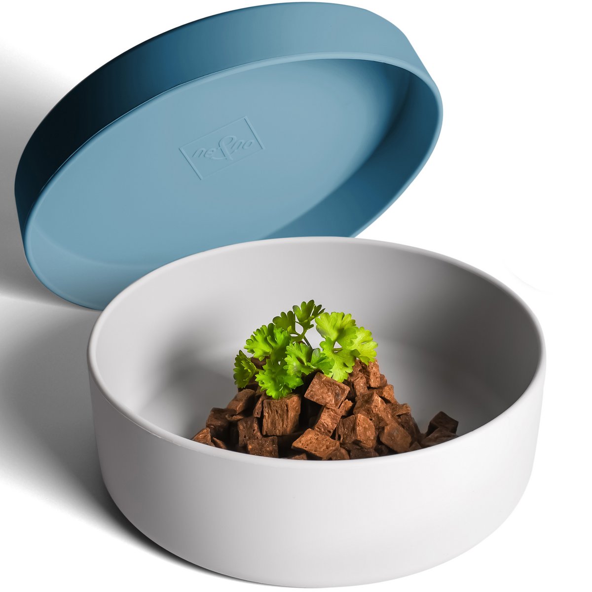 ne&no® siliconen voerbak met deksel - 3 in 1 voor honden en katten