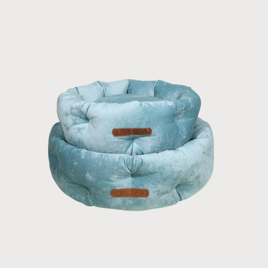 Pawearea lit de luxe pour chien Marshmallow – peluche ultra douce, fait main en Europe, pour chiens et chats, 3 coloris