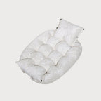 Pawearea MALIBU Convertible Luxury Dog Bed – Marble Velvet, 2-in-1 Designer Pet Furniture, Handmade in Europe