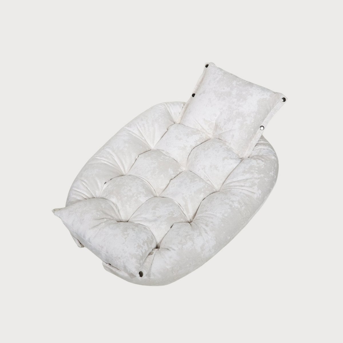 Pawearea MALIBU Convertible Luxury Dog Bed – Marble Velvet, 2-in-1 Designer Pet Furniture, Handmade in Europe