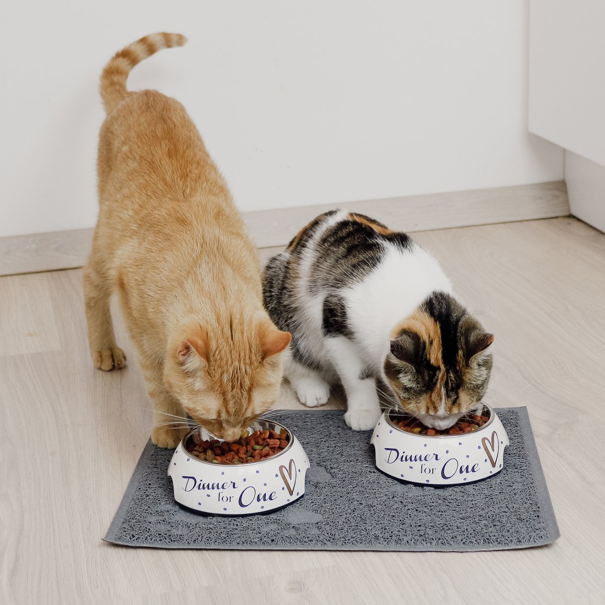 ne&no® Futternapf 2er Set für große Hunde [Einzigartiges Design von NE&NO] – Dinner for one Design