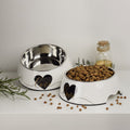 ne&no® Futternapf 2er Set für große Hunde [Einzigartiges Design von NE&NO] – Love Design