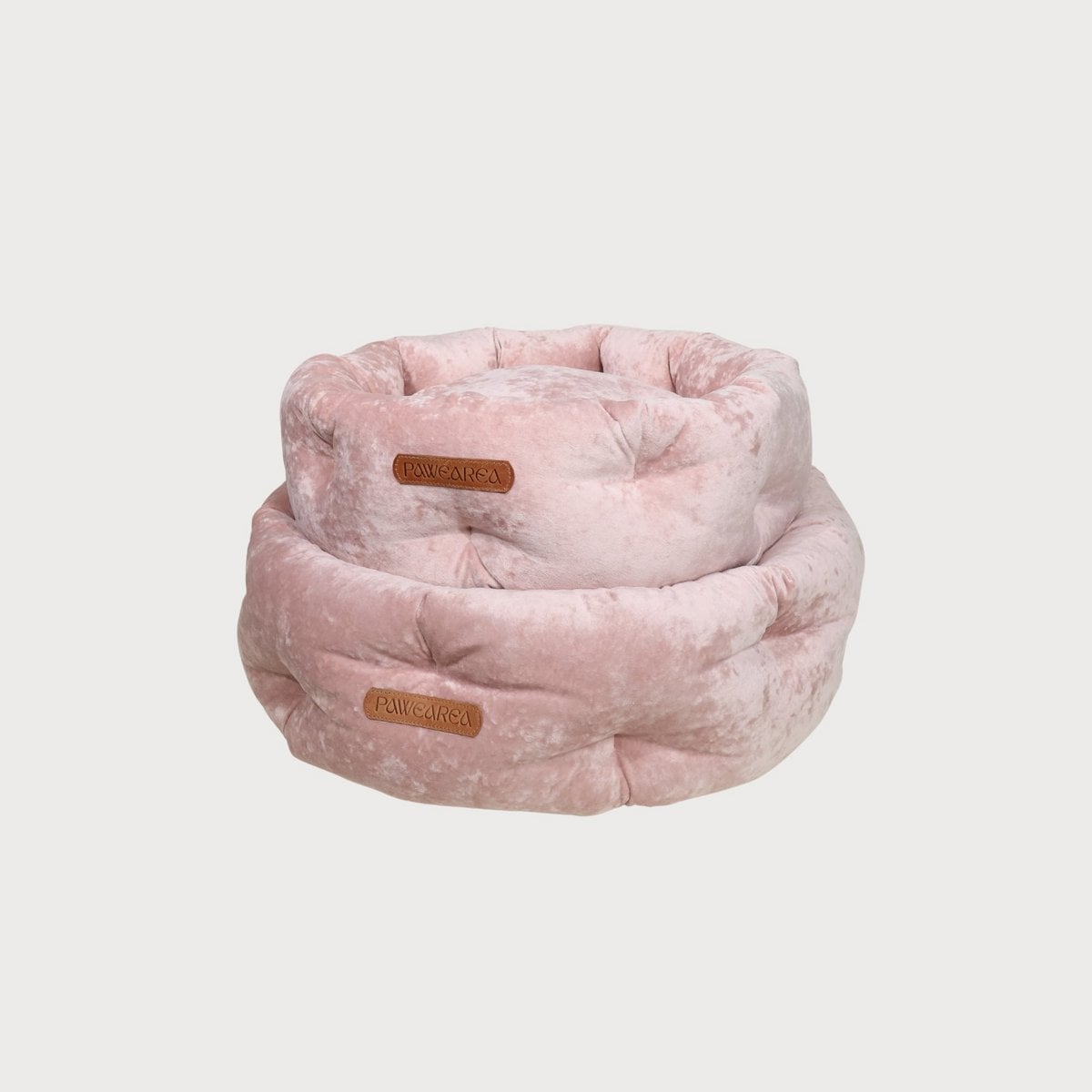 Pawearea lit de luxe pour chien Marshmallow – peluche ultra douce, fait main en Europe, pour chiens et chats, 3 coloris