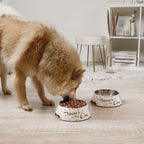 ne&no® Futternapf 2er Set für große Hunde [Einzigartiges Design von NE&NO] – Dinner for one Design