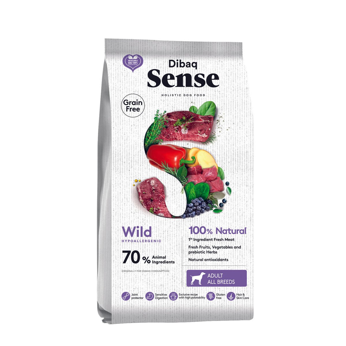 DIBAQ Sense getreidefrei Wild 2kg
