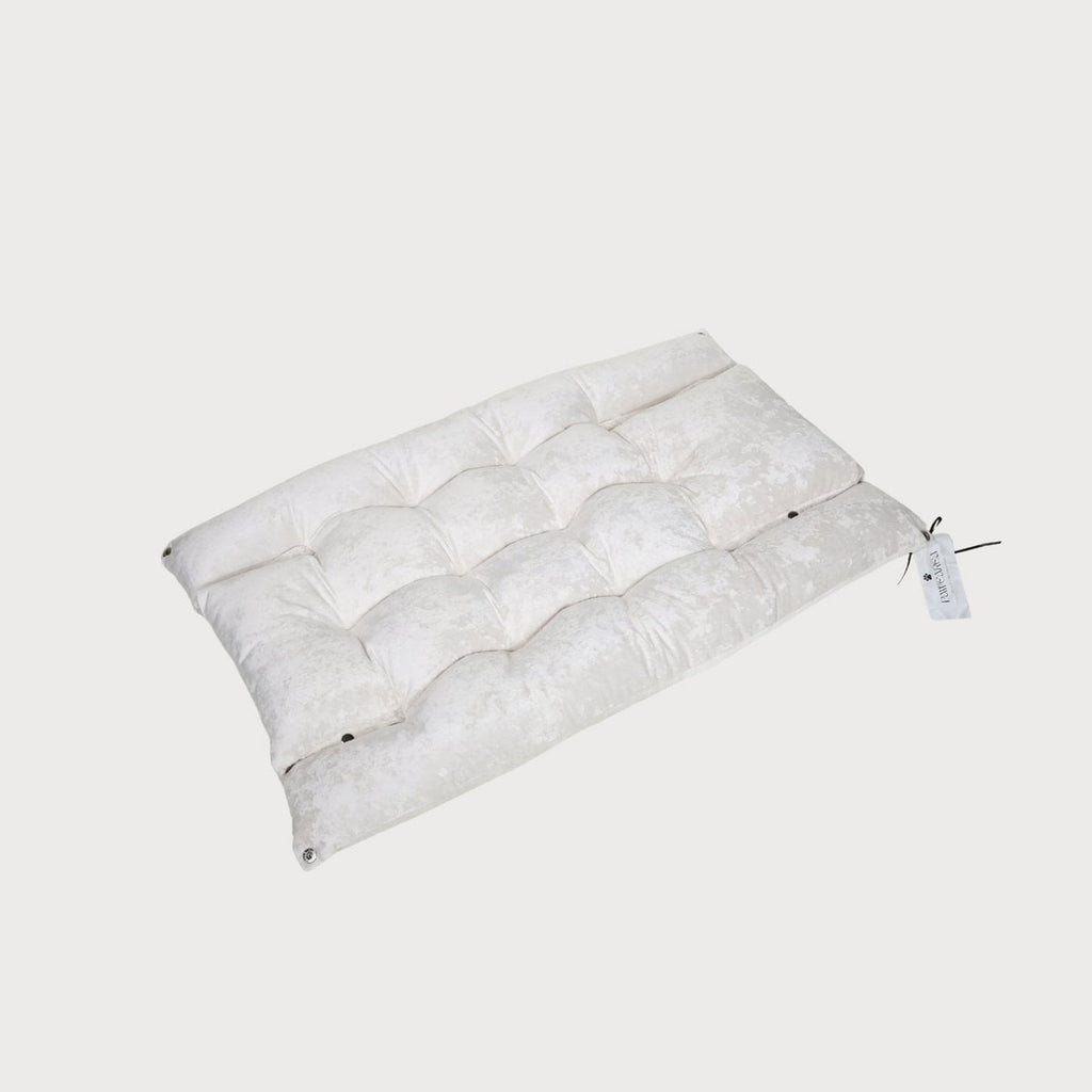 Pawearea MALIBU Convertible Luxury Dog Bed – Marble Velvet, 2-in-1 Designer Pet Furniture, Handmade in Europe