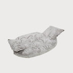 Pawearea MALIBU Convertible Luxury Dog Bed – Marble Velvet, 2-in-1 Designer Pet Furniture, Handmade in Europe