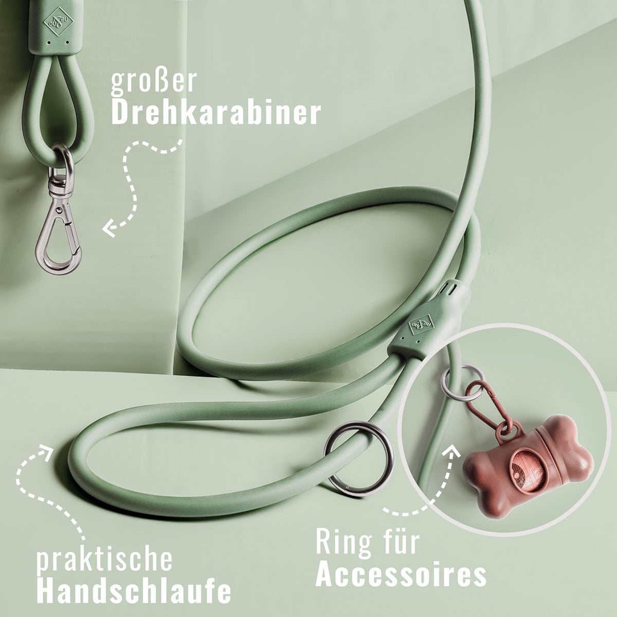 ne&no® Hundeleine „Loft Style“ – wetterfest
