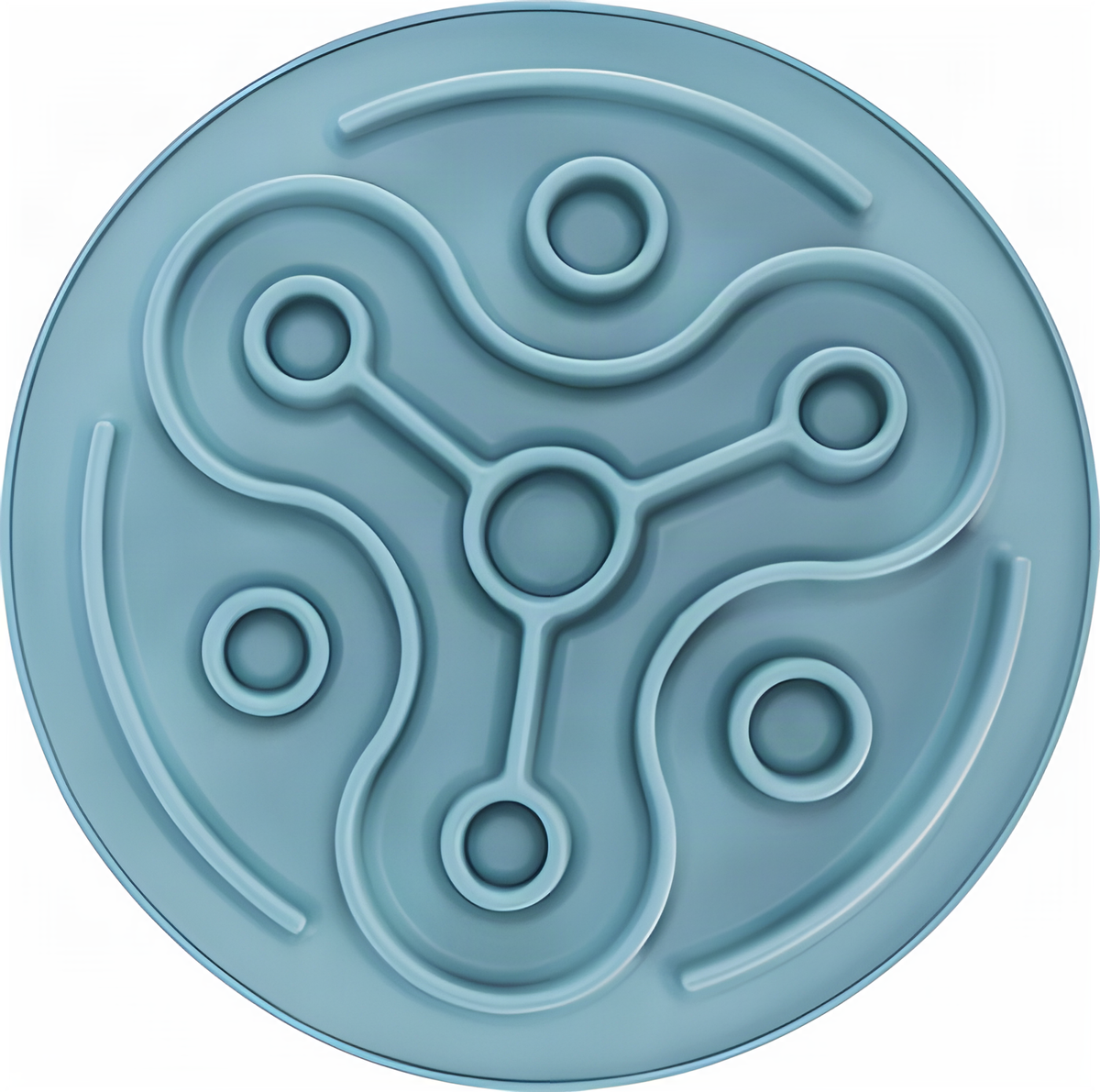 Trixie Slowfeeding Tpe Blau 28X28 Cm