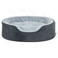 Trixie Vital Hundekorb Lino Soft Oval Grau / Hellgrau