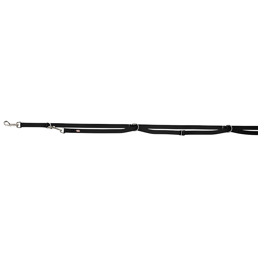 Trixie Hundeleine Premium Verstellbar Schwarz
