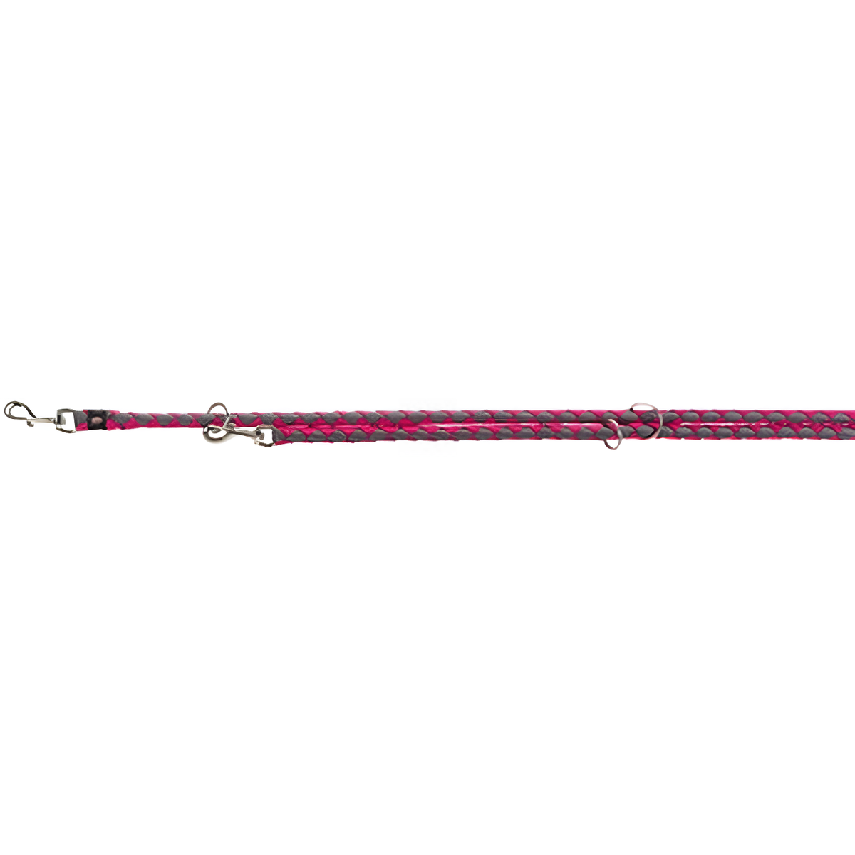 Trixie Cavo Verstellbare Hundeleine Fuchsia/Grau