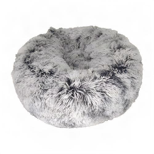 Croci Hundekorb Donut Zweifarbig Schwarz