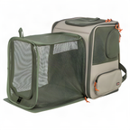 Trixie Rucksack Rocco Maximal 10 Kg Beige / Olivgrün 40 × 30 × 42 Cm