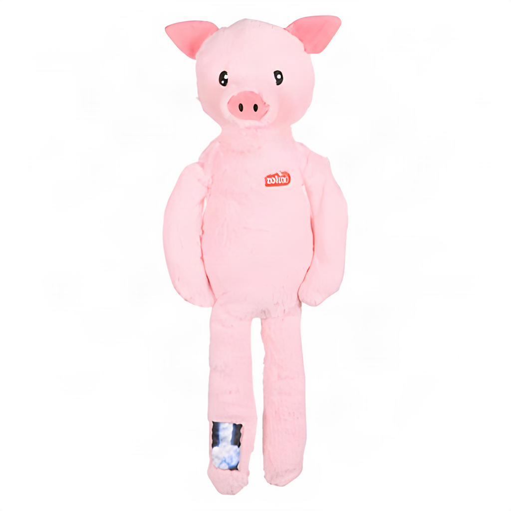 Zolux Furry Farm Schwein Jason Plüsch Mit Seil, Rosa