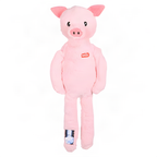 Zolux Furry Farm Schwein Jason Plüsch Mit Seil, Rosa