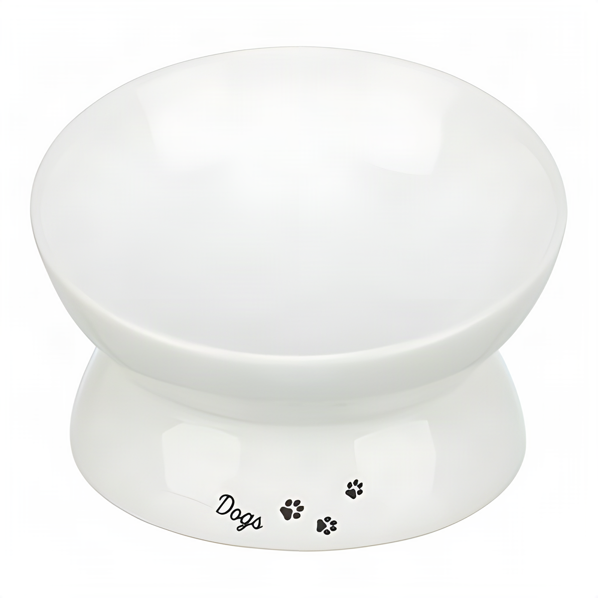 Trixie Fress-/Trinknapf Hunde Keramik Erhöht Weiss 17X17X13.5 Cm