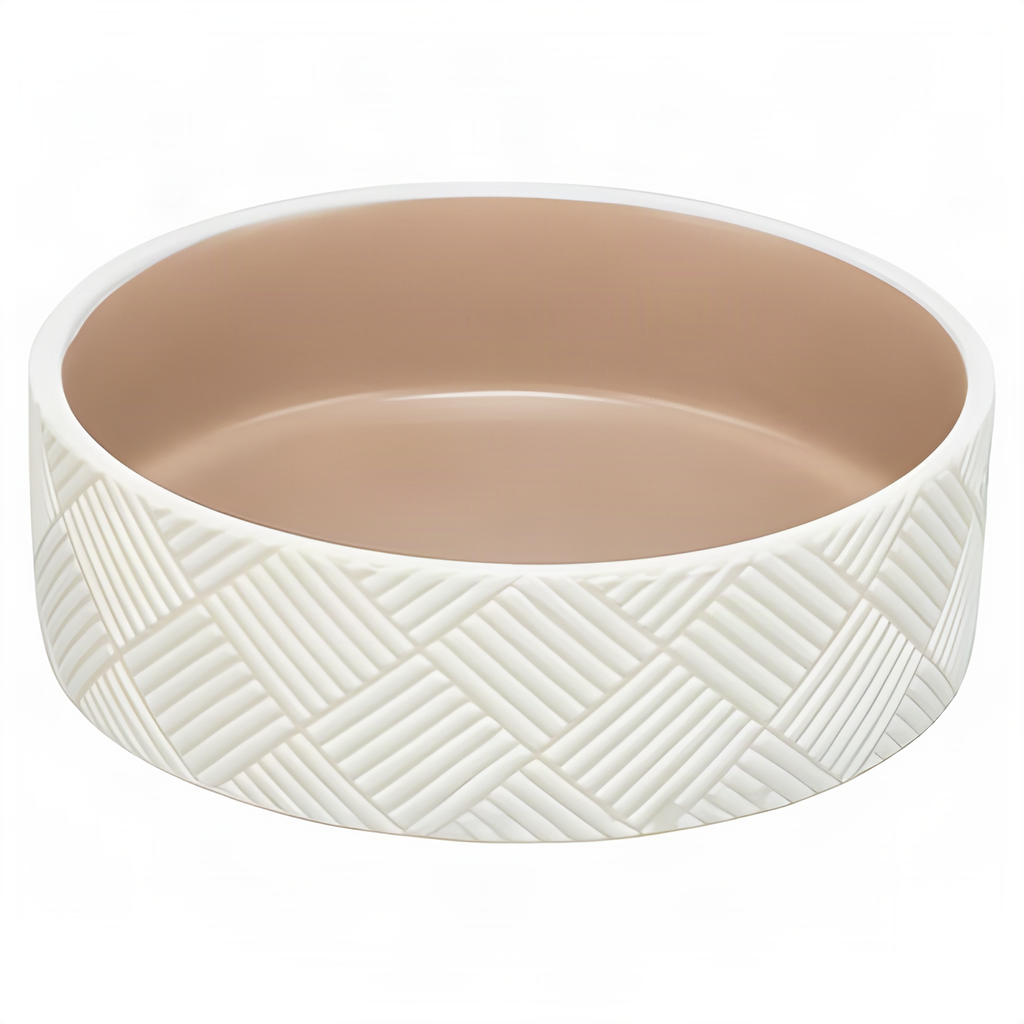 Trixie Futter- Und Trinknapf, Keramik, Weiss/Beige