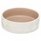 Trixie Futter- Und Trinknapf, Keramik, Weiss/Beige